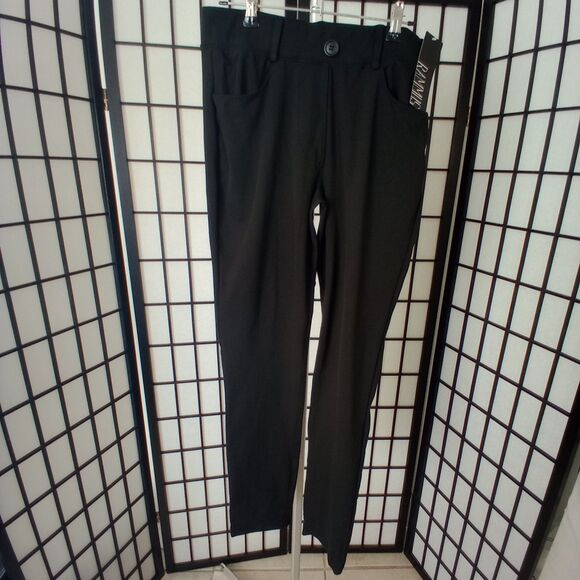 RAMMUS NWT Women's Black Dress Pants Stretch Slacks Bootcut Size Medium - Picture 3 of 4